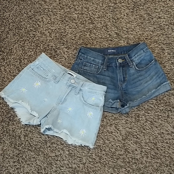 old navy girls denim shorts